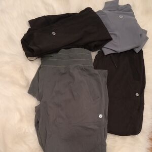 Lululemon Set Of 4 Pants And Legging